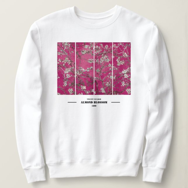 Moletom Vincent Van Gogh Flor de amendoeira  (Frente do Design)