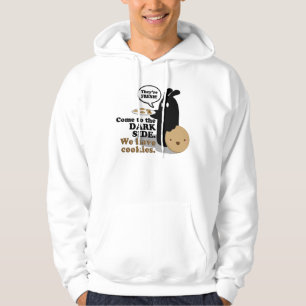 Moletom Vindo ao lado escuro. Nós temos biscoitos. Hoodie