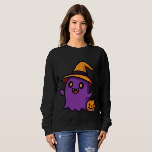 Moletom Vinheta Fantasma do Dia das Bruxas