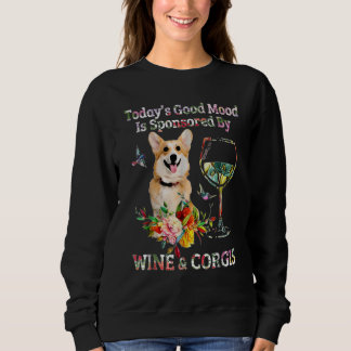 Moletom Vinho E Corgis