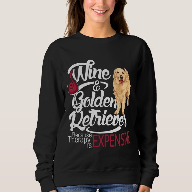 Moletom Vinho E Retriever De Ouros (Frente)