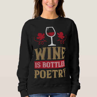 Moletom Vinho Engarrafado Vinho De Poesia Vinho