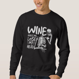Moletom Vinho Me Faz Perder Minha Cabeça Bebê Vinho Vinho