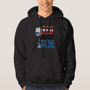 Moletom Vinho Vermelho e Azul 4 de julho Vinho Vermelho Az