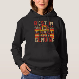 Moletom Vintage 100th Birthday Roupa Womens Mens 100th