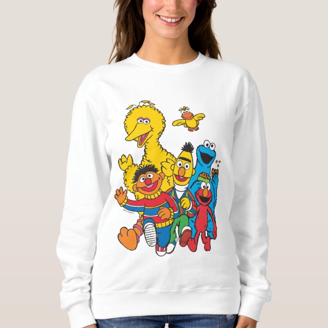 Moletom Vintage 123 Sesame Street 2 (Frente)