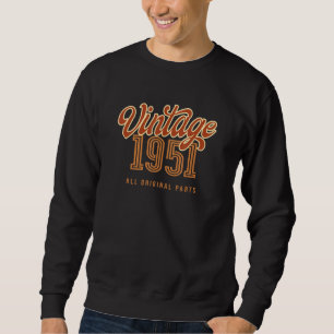 Moletom Vintage 1951 - Todas As Peças Originais Para Mascu