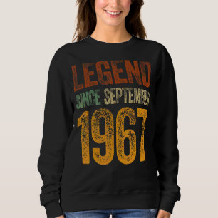 Moletom Vintage 1967 Aniversário da Legenda do Nascer desd