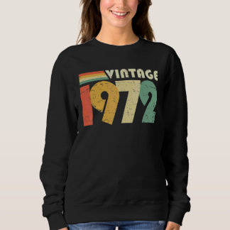 Moletom Vintage 1972 50th Birthday, desprezado por homens