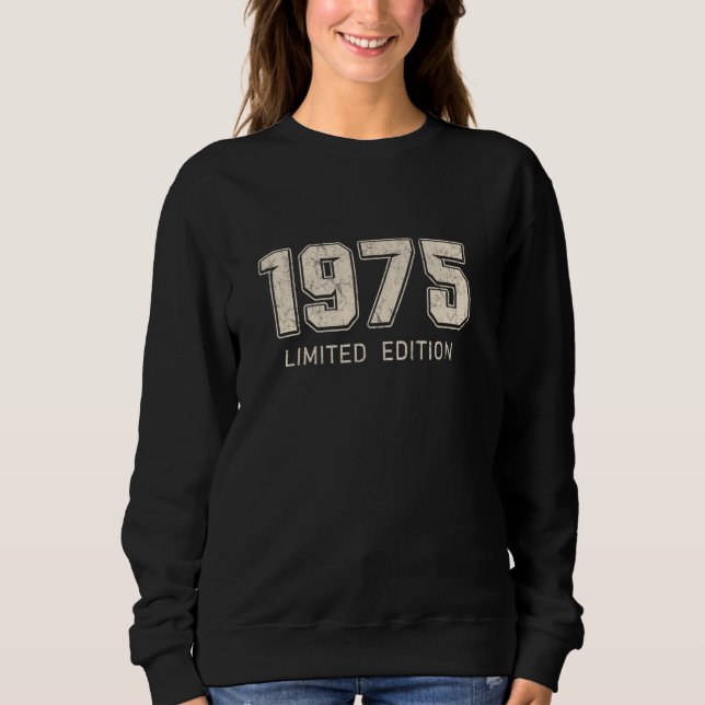 Moletom Vintage 1975 Limited Edition 50 Anos (Frente)