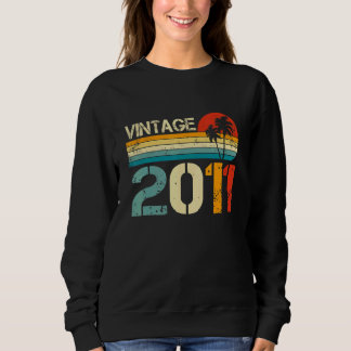 Moletom Vintage 2011 11 Birthday Gift Boys Retro 1