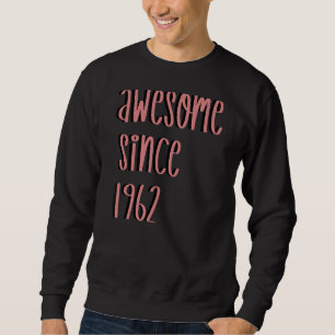Moletom Vintage 60º Aniversário Adolescente desde 1962 60º