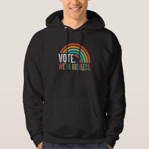 Moletom Vintage Arco-íris Somos Impiedosos Somos Impiedoso