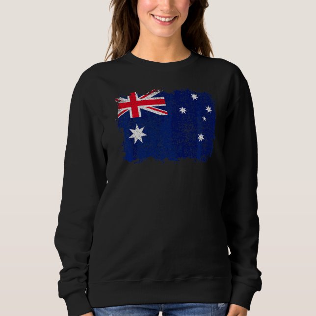 Moletom Vintage Austrália Flag (Frente)