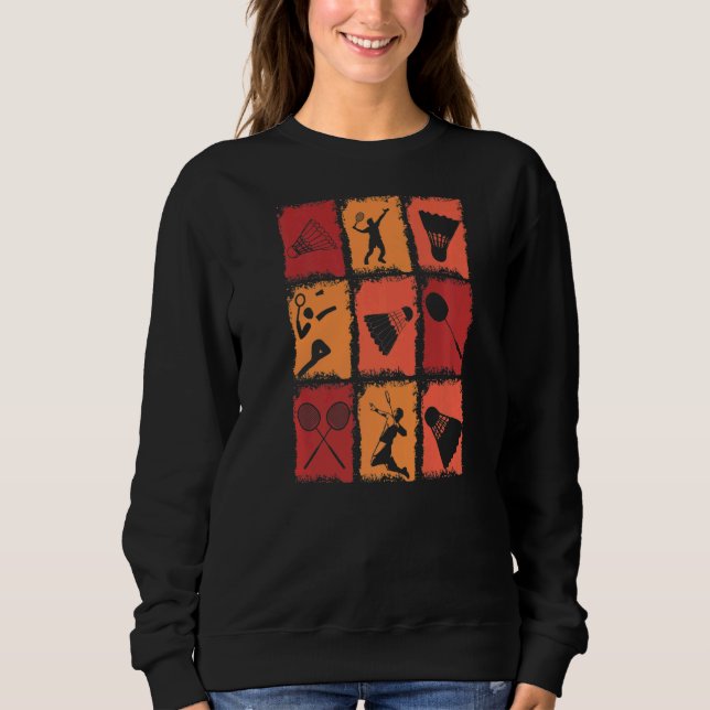 Moletom Vintage Badminton Player Badminton (Frente)