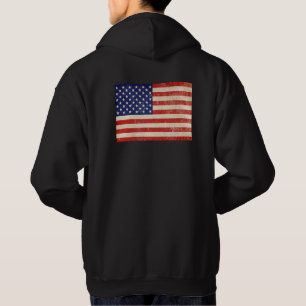 Moletom Vintage - Bandeira Americana Incomodada