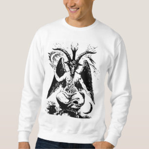 Moletom Vintage Baphomet preto