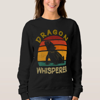 Moletom Vintage Bearded Dragon Whisperer Sunset Lizard Rep