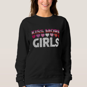 Moletom Vintage Beija Mais Meninas Lésbicas Bissexuais Lgb