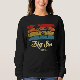 Moletom Vintage Big Sur California Palm Trees Ca Retro