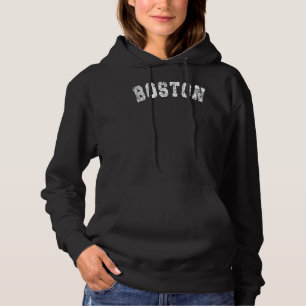 Moletom Vintage Boston Massachusetts Retro Distress Appa