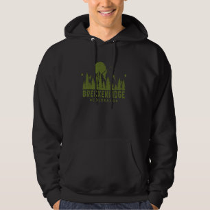 Moletom Vintage Breckenridge Colorado CO Ski Mountain Outd
