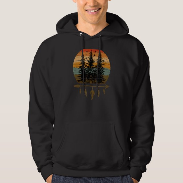 Moletom Vintage Camping Dream Catcher Pine Tep (Frente)