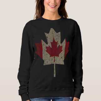 Moletom Vintage Canada Flag Maple Leaf Canadian Pride