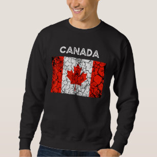 Moletom Vintage Canada Flag Maple Leaf Men Women