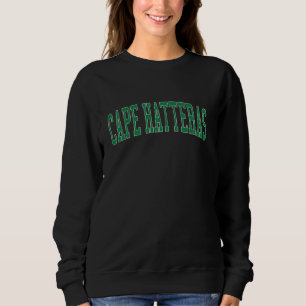 Moletom Vintage Cape Hatteras aflita o ferro verde da vars