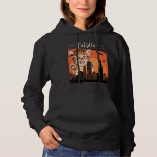 Moletom Vintage Catzilla Cute Kitten Sempre Fome Cat 2