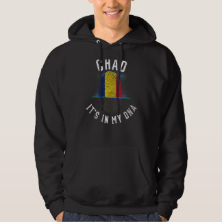 Moletom Vintage Chad Flag Está No Meu Dna Chade