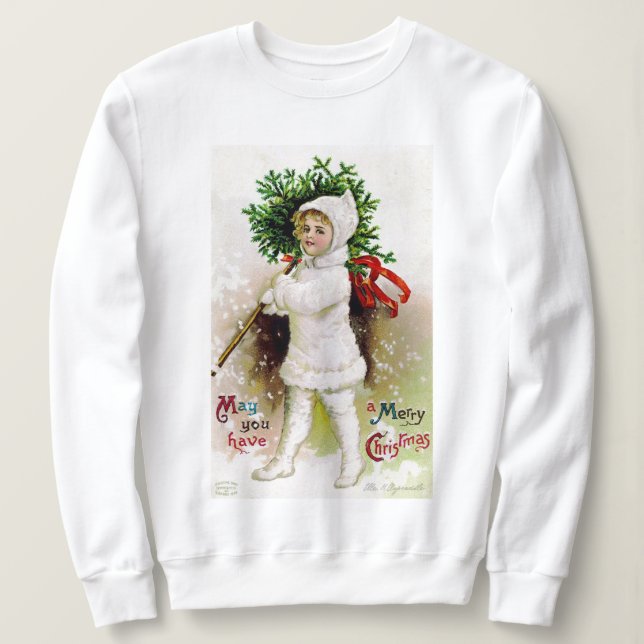 Moletom Vintage Child com Natal (Frente do Design)