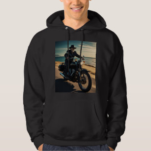 Moletom Vintage Cruiser Vibes: Black Yamaha Edition"