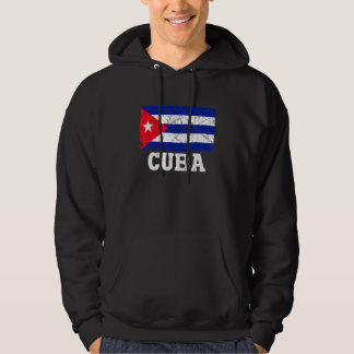Moletom Vintage desolada Retro Cuba Flag Patriótico