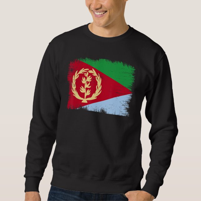 Moletom Vintage Eritrea Flag Eritrean Independence Day (Frente)