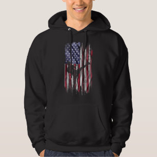 Moletom Vintage Estados Unidos Flag Mma Kickboxter S