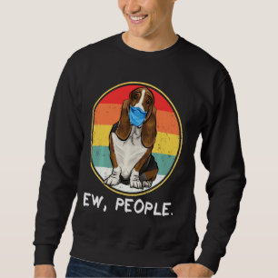 Moletom Vintage Ew Pessoas Basset Hound Dog Vestindo Mães