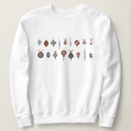 Moletom Vintage Felry Christmas Ornaments