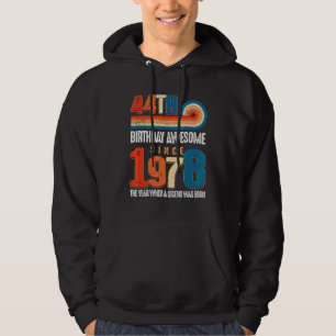 Moletom Vintage Fez Aniversário De 44 De 1978 A Lenda Era