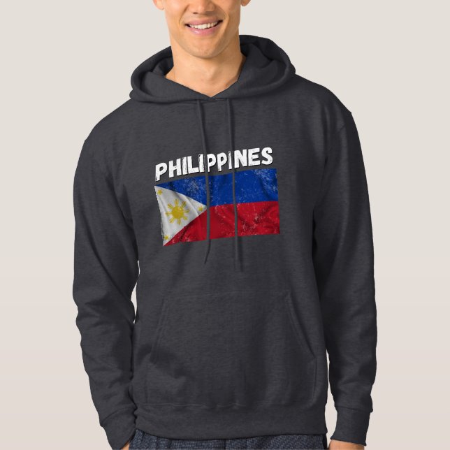 Moletom Vintage Filipinas, Flag Pride (Frente)