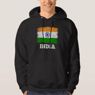Moletom Vintage Flag India Country Retro Flag Indian