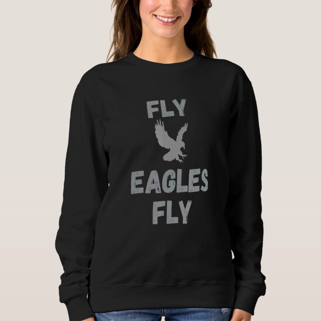 Moletom Vintage Fly Eagles Fly (Frente)