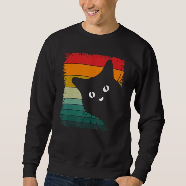 Moletom Vintage Gato Lover (Frente)
