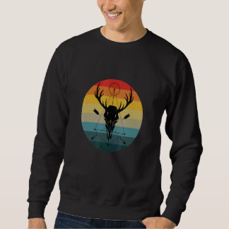 Moletom Vintage Geometry Spirituality Dark Goth Deer Skull