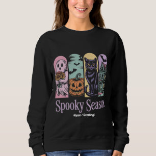 Moletom Vintage Halloween Horror Spooky Season Cute Creepy