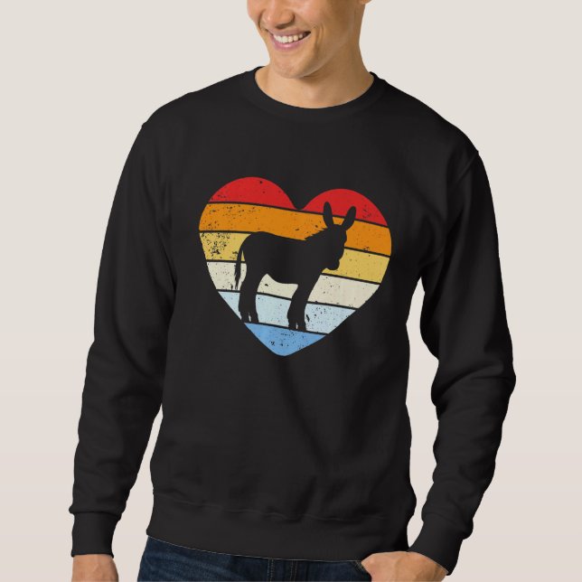 Moletom Vintage Heart Mule Donkey (Frente)