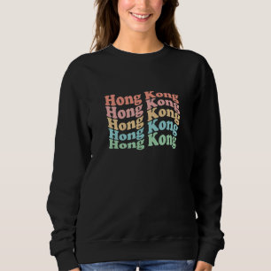 Moletom Vintage Hong Kong Cidade Hippie 70's - Retro Hong