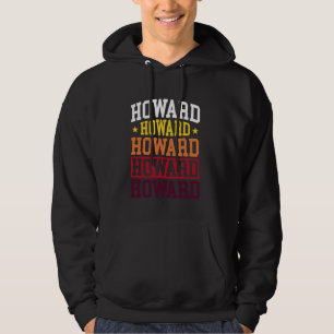 Moletom Vintage Howard Name Retro Howard Personalizado Wom