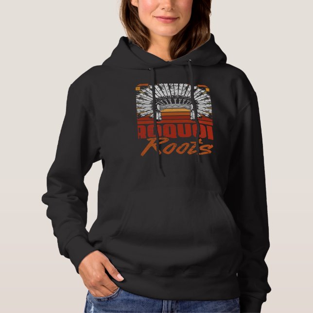 Moletom Vintage Iroquois Roots  Native Pride American Indi (Frente)